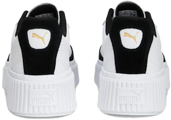 PUMA Dinara 防滑耐磨 低幫 板鞋 女款 白黑 Shop PUMA Dinara 防滑耐磨 低幫 板鞋 女款 白黑