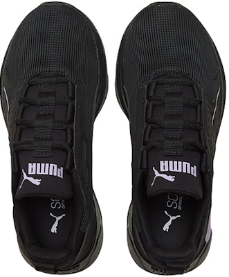 (W) プーマ ディスパーズXT ローカット ランニングシューズ 黒/紫 193744-10 Shop (W) プーマ ディスパーズXT ローカット ランニングシューズ 黒/紫 193744-10