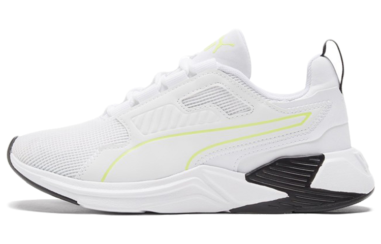 (Women) Puma Disperse Xt Low Top Running Shoes White/Black/Yellow 193744-12