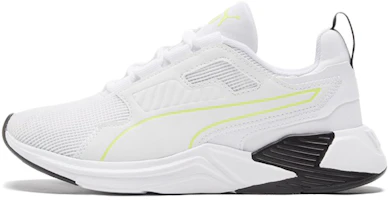 (Women) Puma Disperse Xt Low Top Running Shoes White/Black/Yellow 193744-12 (Women) Puma Disperse Xt Low Top Running Shoes White/Black/Yellow 193744-12
