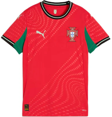 (Women) Puma DRYCELL Portugal Women 2025 Home Red Short-Sleeve Soccer Jersey. 779192-02 Buy (Women) Puma DRYCELL Portugal Women 2025 Home Red Short-Sleeve Soccer Jersey. 779192-02