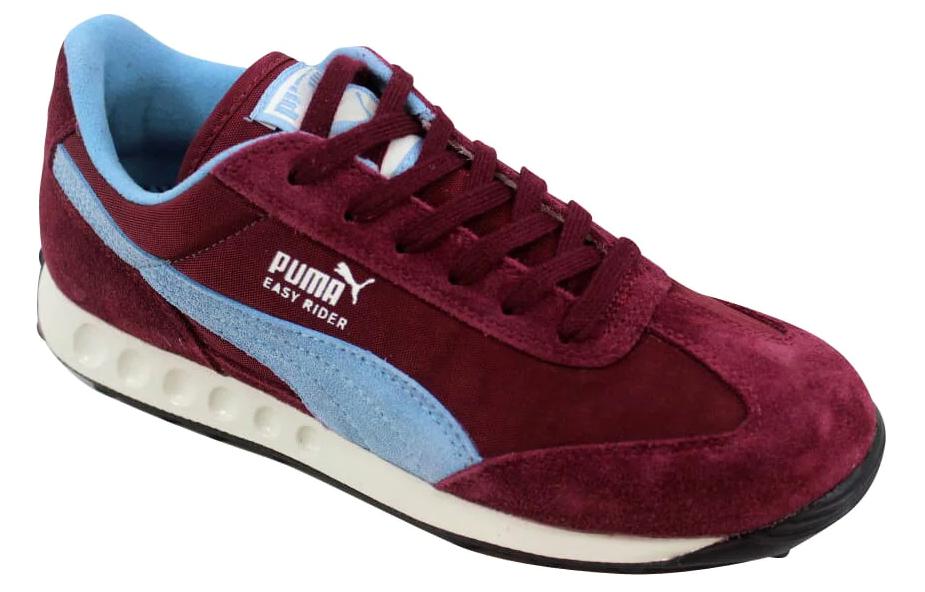 Lookbook 彪馬 Easy Rider CN 防滑耐磨 低幫 生活休閒鞋 女款 紅藍