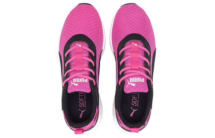 Lookbook (W) Puma Elate Nrgy Softfoam+ Lage Hardloopschoenen Roze/Zwart/Wit 194057-01