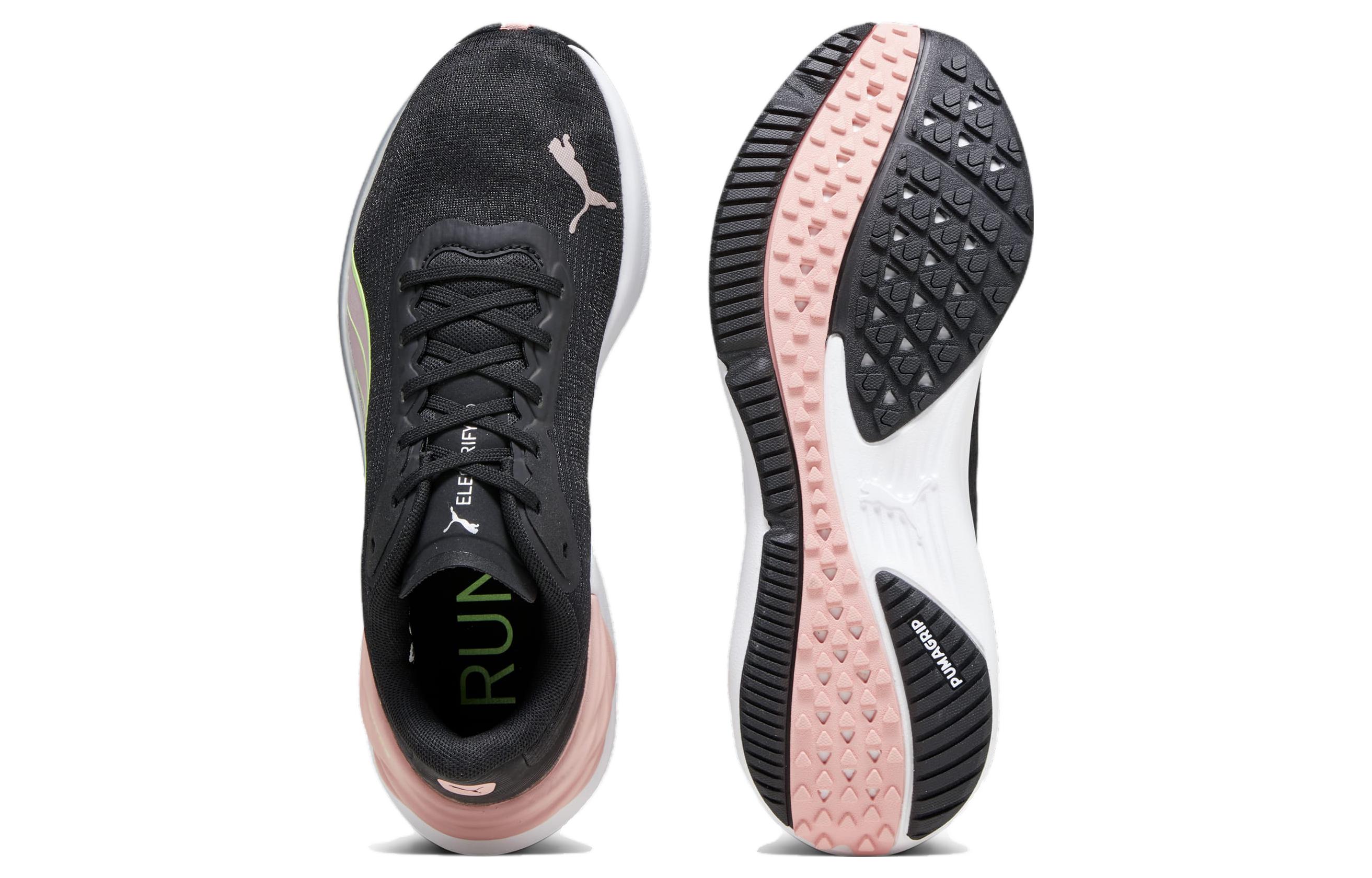 Shop (W) Puma Electrify Nitro 3 'Negro Rosa Verde' 378456-03
