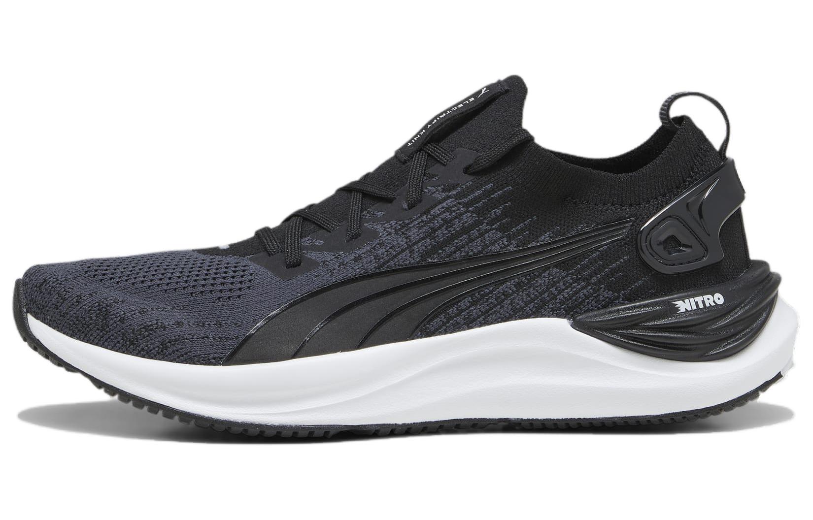 (Women) Puma Electrify Nitro 3 Knit 'Black White' 379085-02