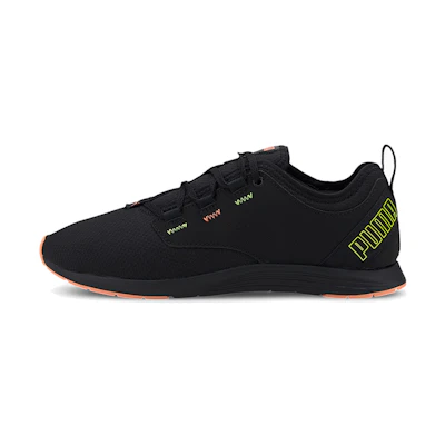 (W) Puma Ella Low Top /Orange/Green 'Black'