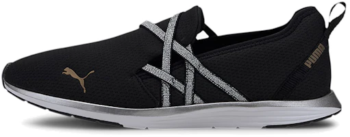 (Women) Puma Ella Ballet Metallic Black/Silver 193118-01 (Women) Puma Ella Ballet Metallic Black/Silver 193118-01