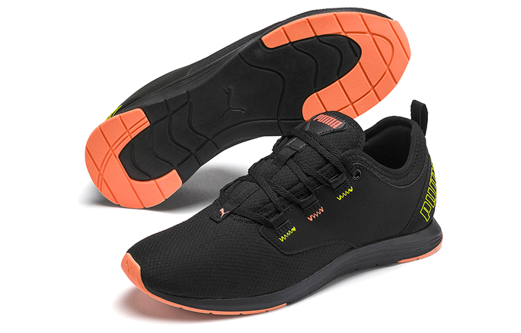 Purchase Puma Ella 女款 黑橙綠 低筒運動鞋