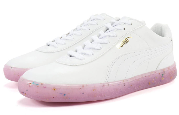 Shop (Women) Puma Ella v2 Glitz 'White Pink' 375023-01