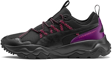 (Women) Puma Ember Low-top Running Shoes Black/Purple/Red 193131-02 (Women) Puma Ember Low-top Running Shoes Black/Purple/Red 193131-02