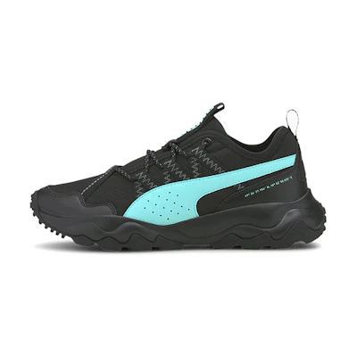 (W) Puma Ember Trail Black/Blue/White Low sneakers