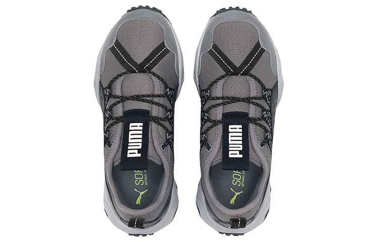 Shop Puma Ember Trail 女款 黑灰 低筒運動鞋