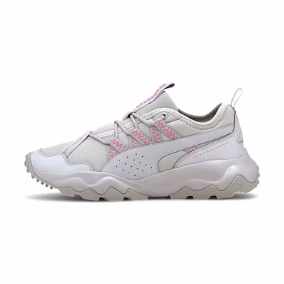 (W) Puma Ember Trail White/Grey/Pink Low sneakers