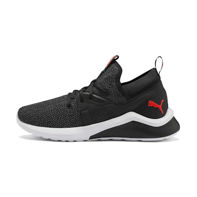 (W) Puma Emergence Black//Red 'White'