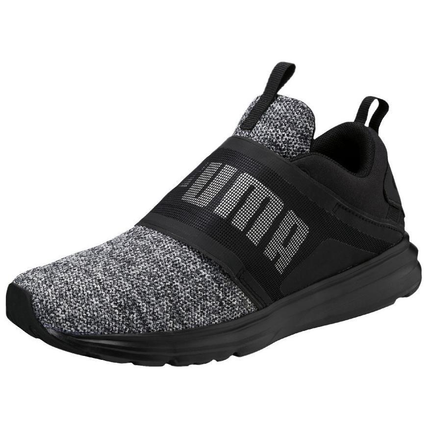 (Women) Puma Enzo Strap Knit 'Black Grey' 190032-02