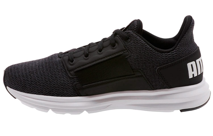 (Women) Puma Enzo Street Heather Running Shoes Black 192350-01