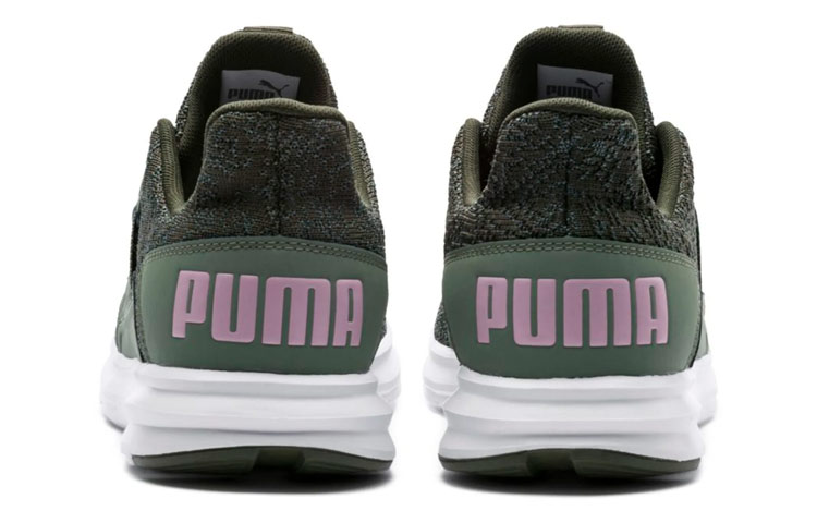 Shop (W) Puma Enzo Street Knit 'Hijau Tentera' 191077-03