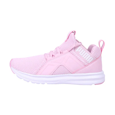 (W) Puma Enzo Weave Low Running Shoes Pink/White