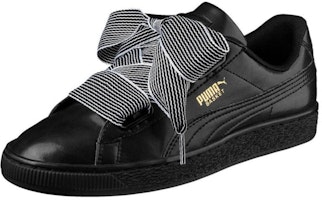 (Women) Puma Enzobasket Heart Black/Gold 365198-01 (Women) Puma Enzobasket Heart Black/Gold 365198-01