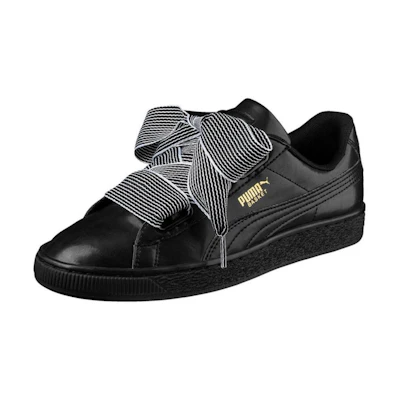 (W) Puma Enzobasket Heart Black/Gold