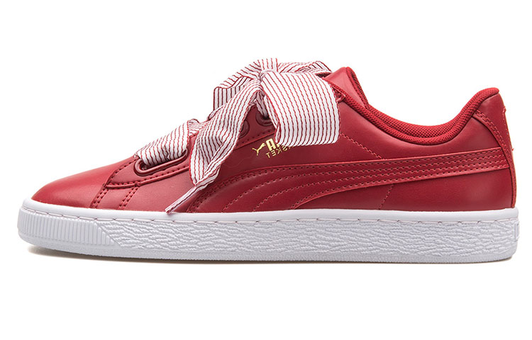(Women) Puma Enzobasket Heart Shoes Red/White 365198-02