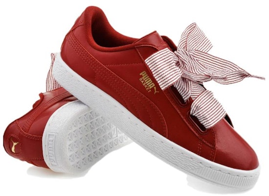 (Women) Puma Enzobasket Heart Shoes Red/White 365198-02 Lookbook (Women) Puma Enzobasket Heart Shoes Red/White 365198-02