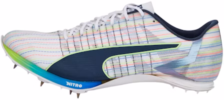 (Women) Puma evoSPEED Tokyo Nitro Jump Track and Field Low 'White Green Blue' 377343-01 (Women) Puma evoSPEED Tokyo Nitro Jump Track and Field Low 'White Green Blue' 377343-01