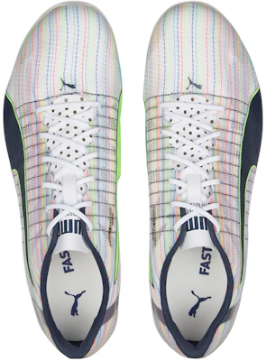 (Women) Puma evoSPEED Tokyo Nitro Jump Track and Field Low 'White Green Blue' 377343-01 Shop (Women) Puma evoSPEED Tokyo Nitro Jump Track and Field Low 'White Green Blue' 377343-01