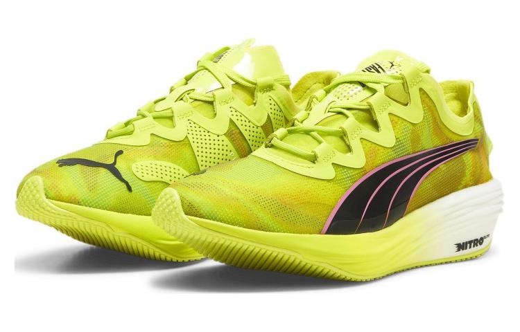 Shop PUMA Fast-FWD Nitro Elite Psychedelic Rush WNS 防滑 低筒 跑步鞋 女款 青綠色