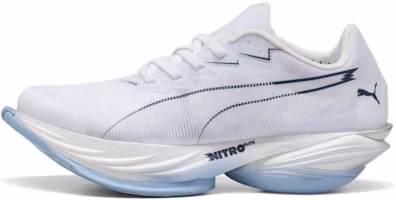 (Women) Puma Fast-R Nitro Elite 3 'White Chambray Blue' 312061-11 (Women) Puma Fast-R Nitro Elite 3 'White Chambray Blue' 312061-11
