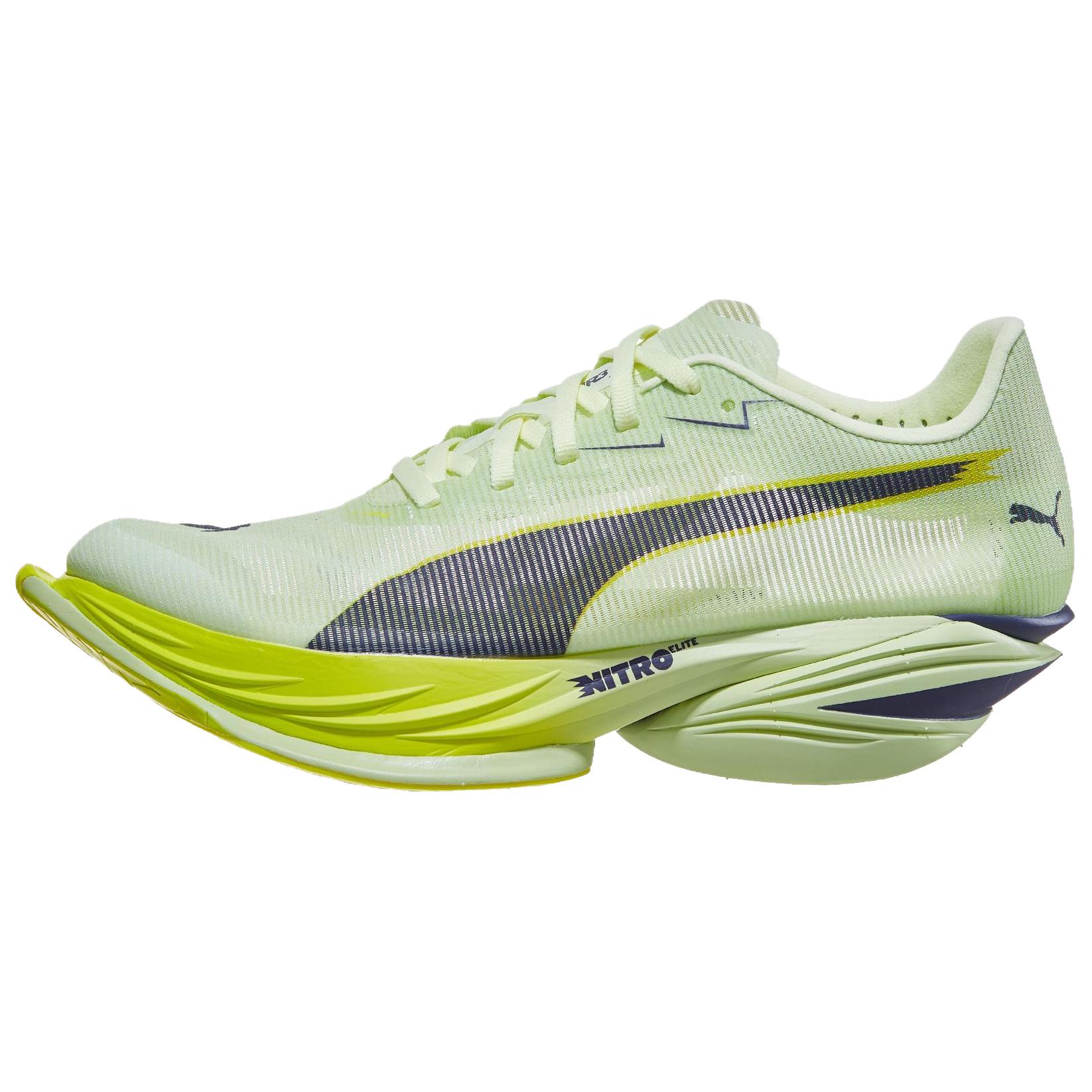 (Women) Puma Fast-R Nitro Elite 3 Running Shoes Apple Green Breathable Comfort. 312061-06
