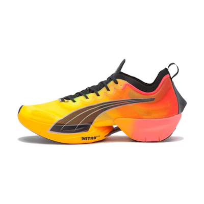 (W) Puma Fast-R Nitro Elite Fireglow 'Yellow Red'