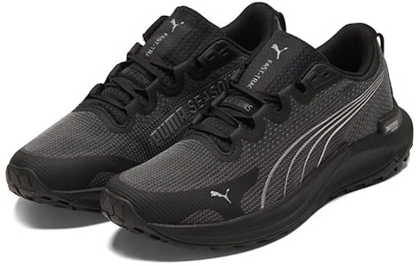 (W) Puma Fast-Trac Nitro '黑色金属银' 377046-01 Lookbook (W) Puma Fast-Trac Nitro '黑色金属银' 377046-01