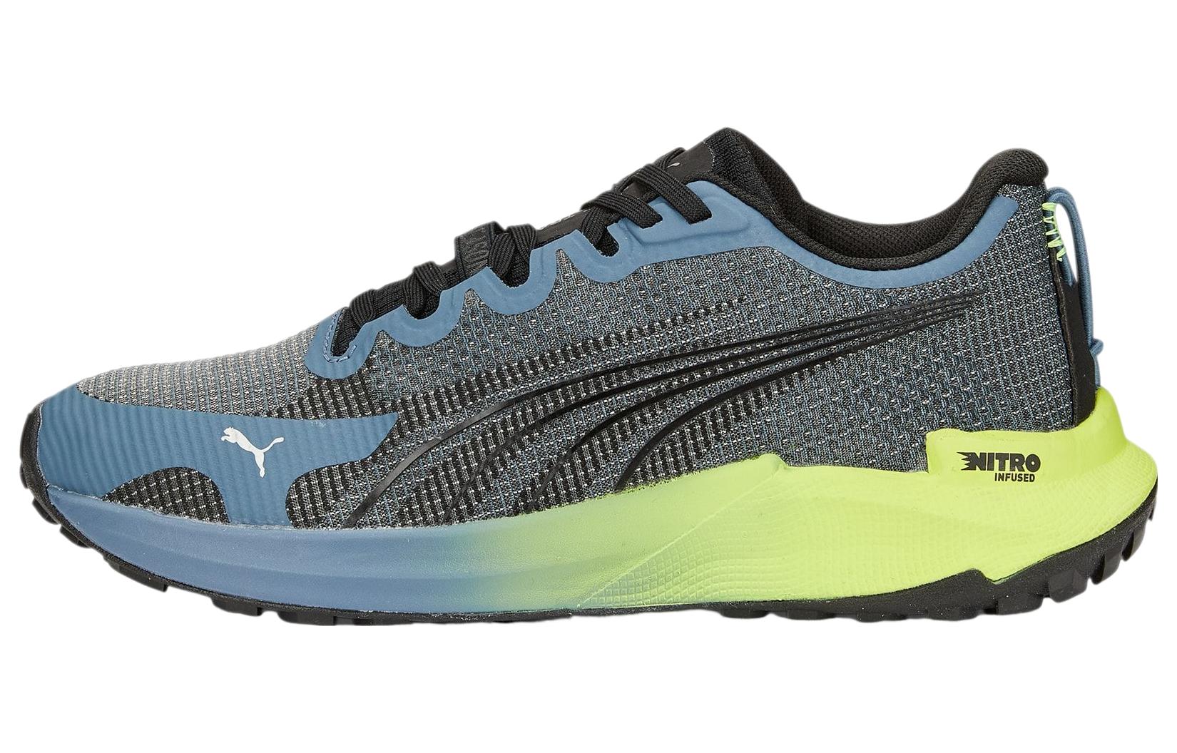 (Women) Puma Fast-Trac Nitro 'Evening Sky Light Lime'  377046-03