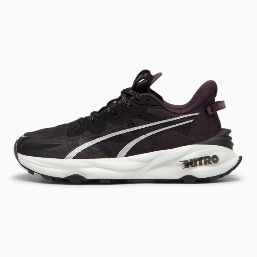 (Women) Puma Fast-Trac Nitro Black Comfortable Running Shoes Durable & Non-Slip. 379787-02
