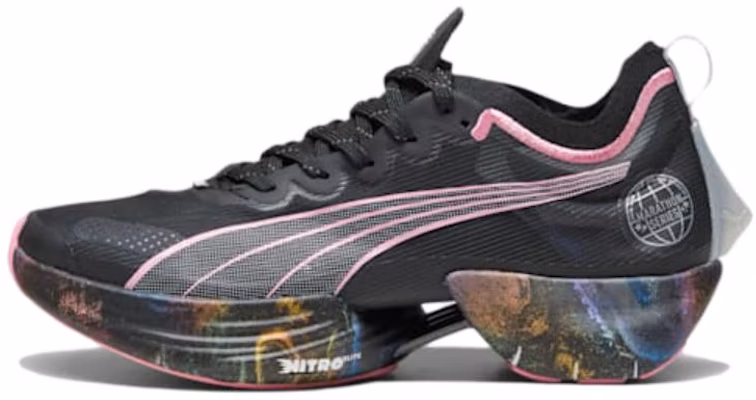 (Women) Puma Fast-R Nitro Elite 'Black Pink Multicolor' 378466-01 Buy (Women) Puma Fast-R Nitro Elite 'Black Pink Multicolor' 378466-01