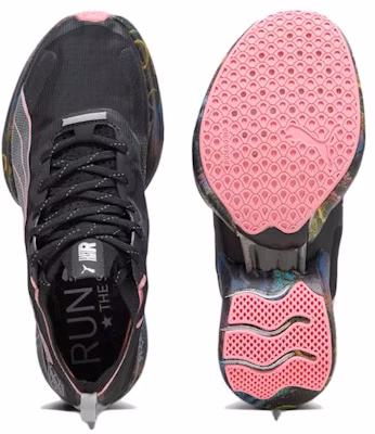 (Women) Puma Fast-R Nitro Elite 'Black Pink Multicolor' 378466-01 Details for (Women) Puma Fast-R Nitro Elite 'Black Pink Multicolor' 378466-01