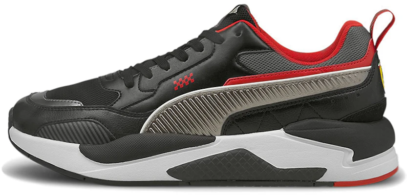 (Women) Puma Ferrari Race X-Ray 2 'Patchwork Black Silver Red' 306953-01 Buy (Women) Puma Ferrari Race X-Ray 2 'Patchwork Black Silver Red' 306953-01
