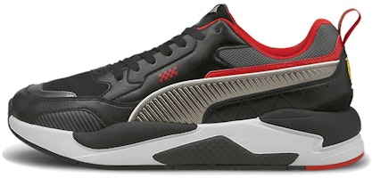 (Women) Puma Ferrari Race X-Ray 2 'Patchwork Black Silver Red' 306953-01 (Women) Puma Ferrari Race X-Ray 2 'Patchwork Black Silver Red' 306953-01