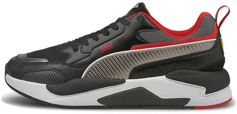 (Women) Puma Ferrari Race X-Ray 2 'Patchwork Black Silver Red' 306953-01 Buy (Women) Puma Ferrari Race X-Ray 2 'Patchwork Black Silver Red' 306953-01