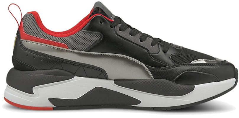 (Women) Puma Ferrari Race X-Ray 2 'Patchwork Black Silver Red' 306953-01 Order (Women) Puma Ferrari Race X-Ray 2 'Patchwork Black Silver Red' 306953-01