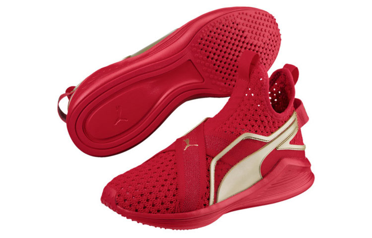 (W) Puma Fierce Sleek Varsity 'Red Gold' 圖 3