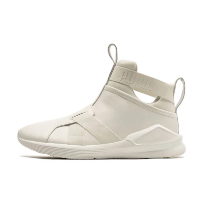 (W) Puma Fierce Strap Leather 'Cream White'