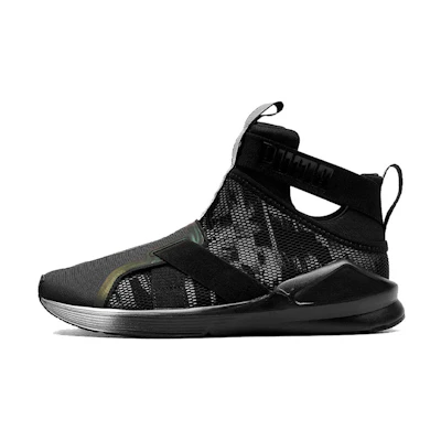 (W) Puma Fierce Strap Swan 'Black'