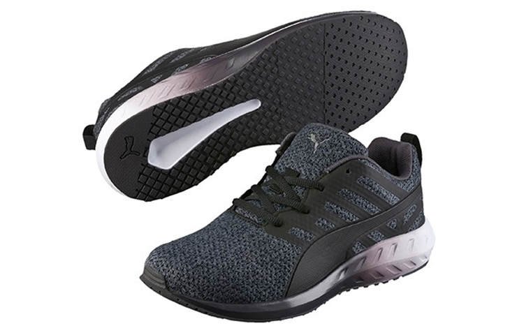 Shop (W) Puma Flare Heather ''Noir Baskets Running Basses'' 189036-01