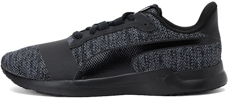 (Women) Puma Flex Xt Actv Knit Low Running Shoes Black 191589-01 (Women) Puma Flex Xt Actv Knit Low Running Shoes Black 191589-01
