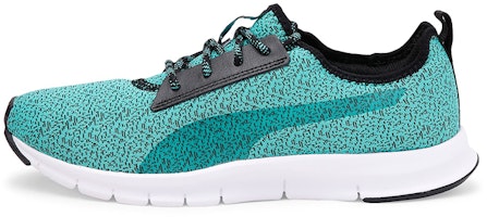 (Women) Puma Flexracer Hm Nu Dp SoftFoam Sneakers Green 369707-03 (Women) Puma Flexracer Hm Nu Dp SoftFoam Sneakers Green 369707-03