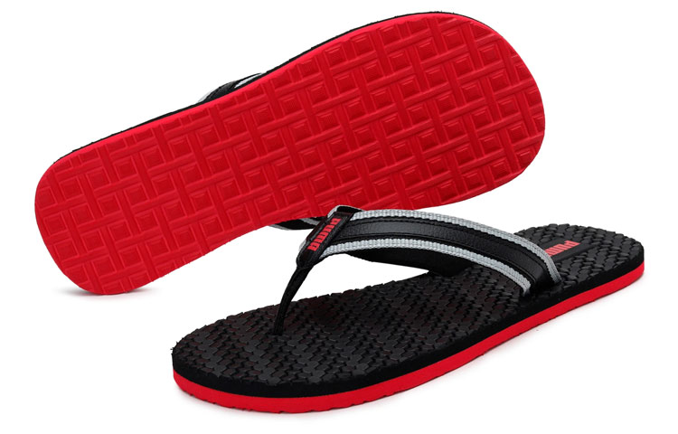 (W) Puma Flip X2 IDP Sandals Black/Red 圖 3