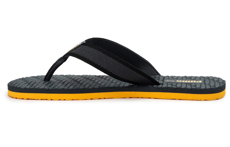 (W) Puma Flip X2 IDP Sandals Black/Yellow