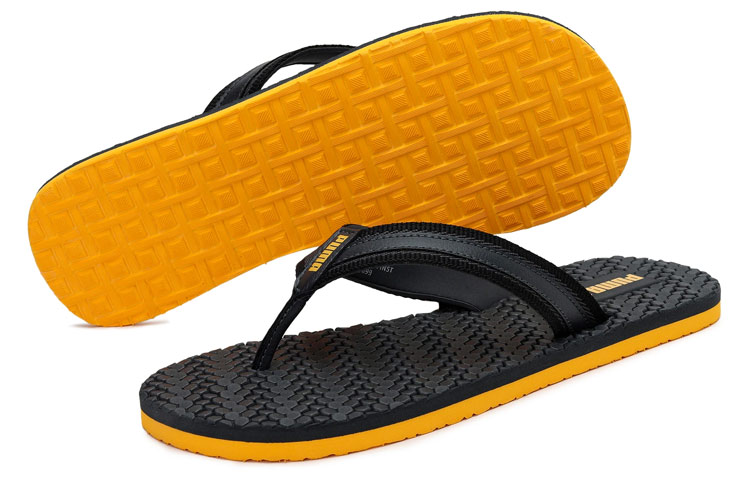 (W) Puma Flip X2 IDP Sandals Black/Yellow 圖 3